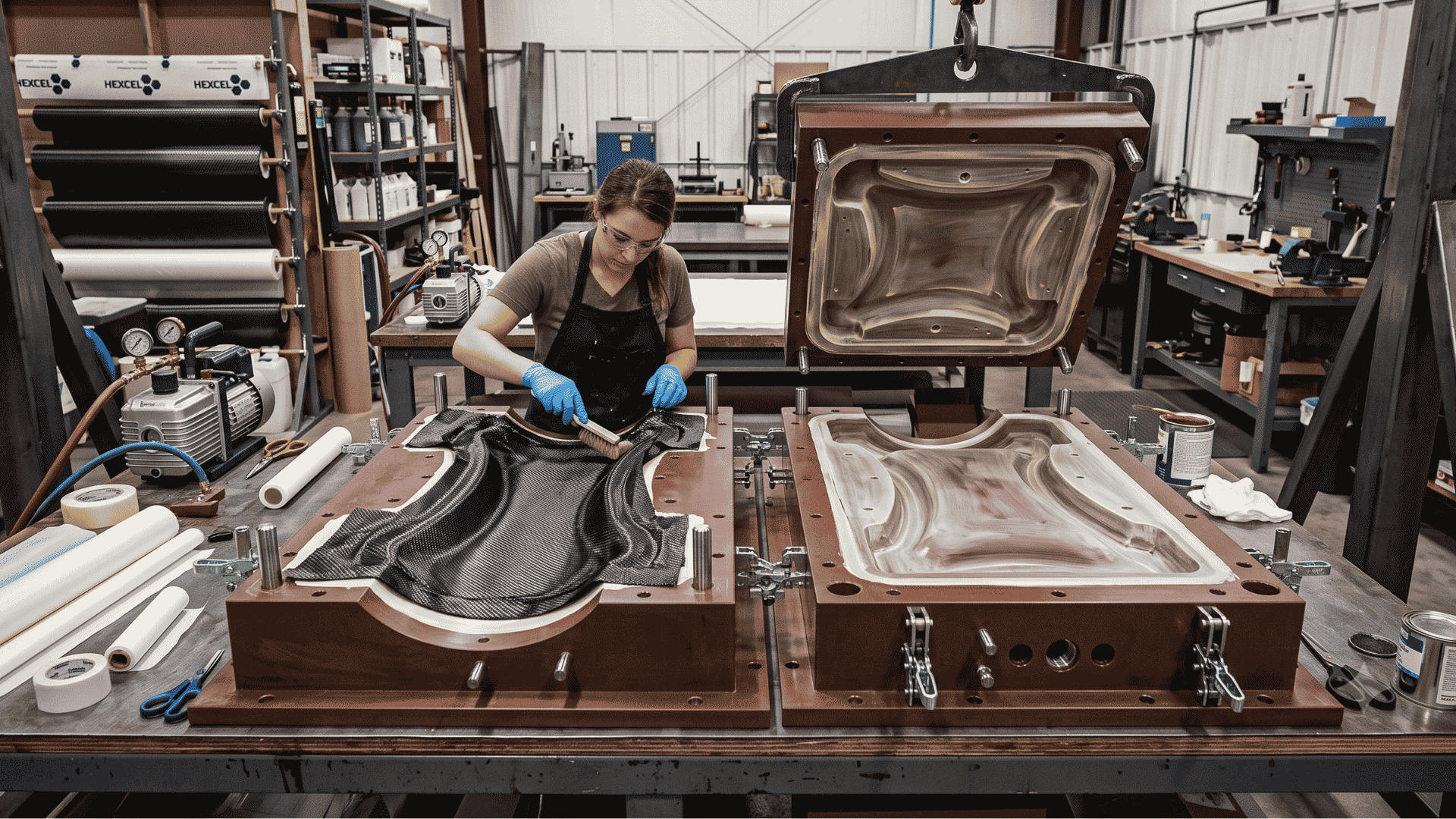 Statt composite RTM tooling